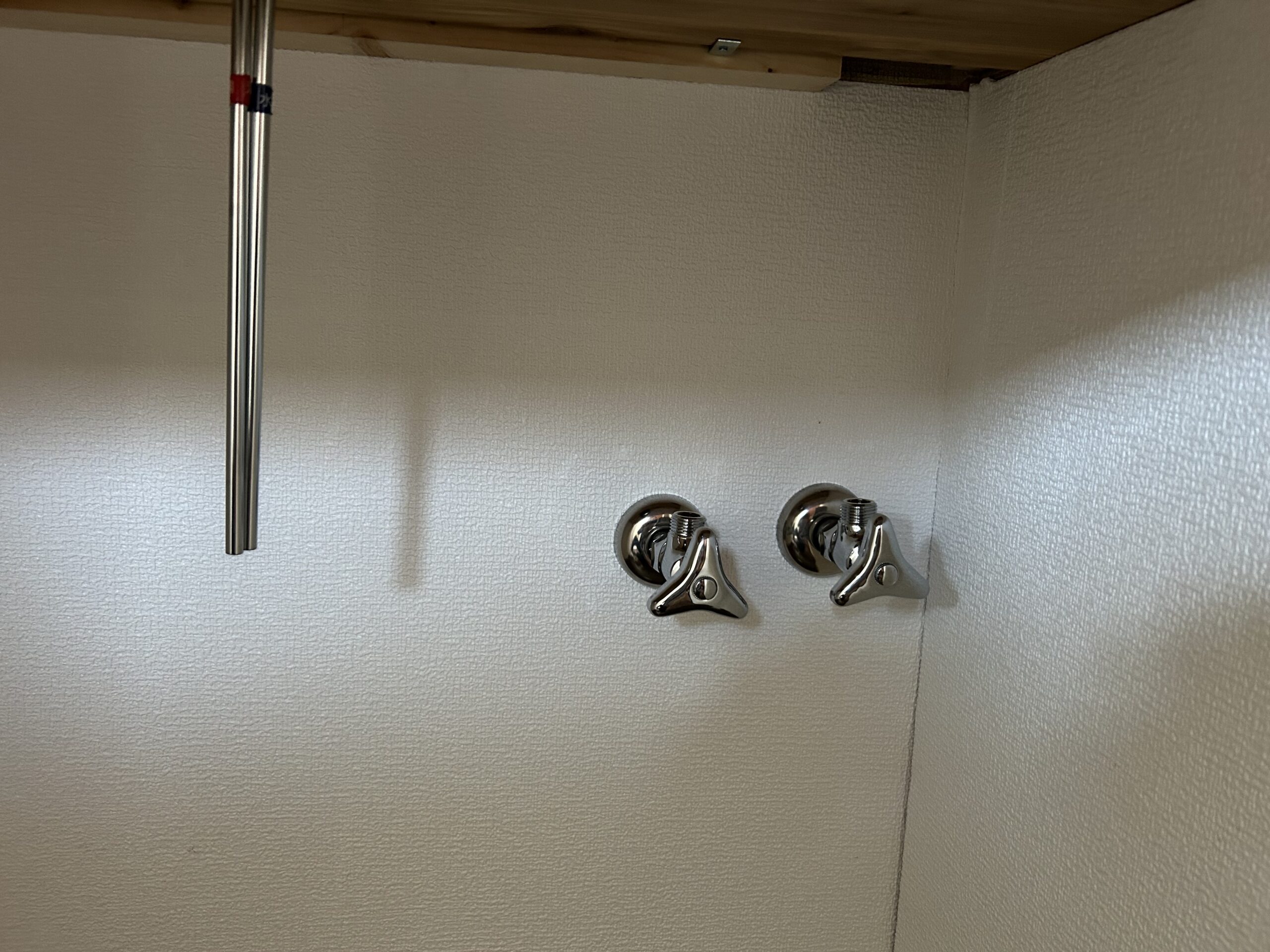 水栓の銅パイプ